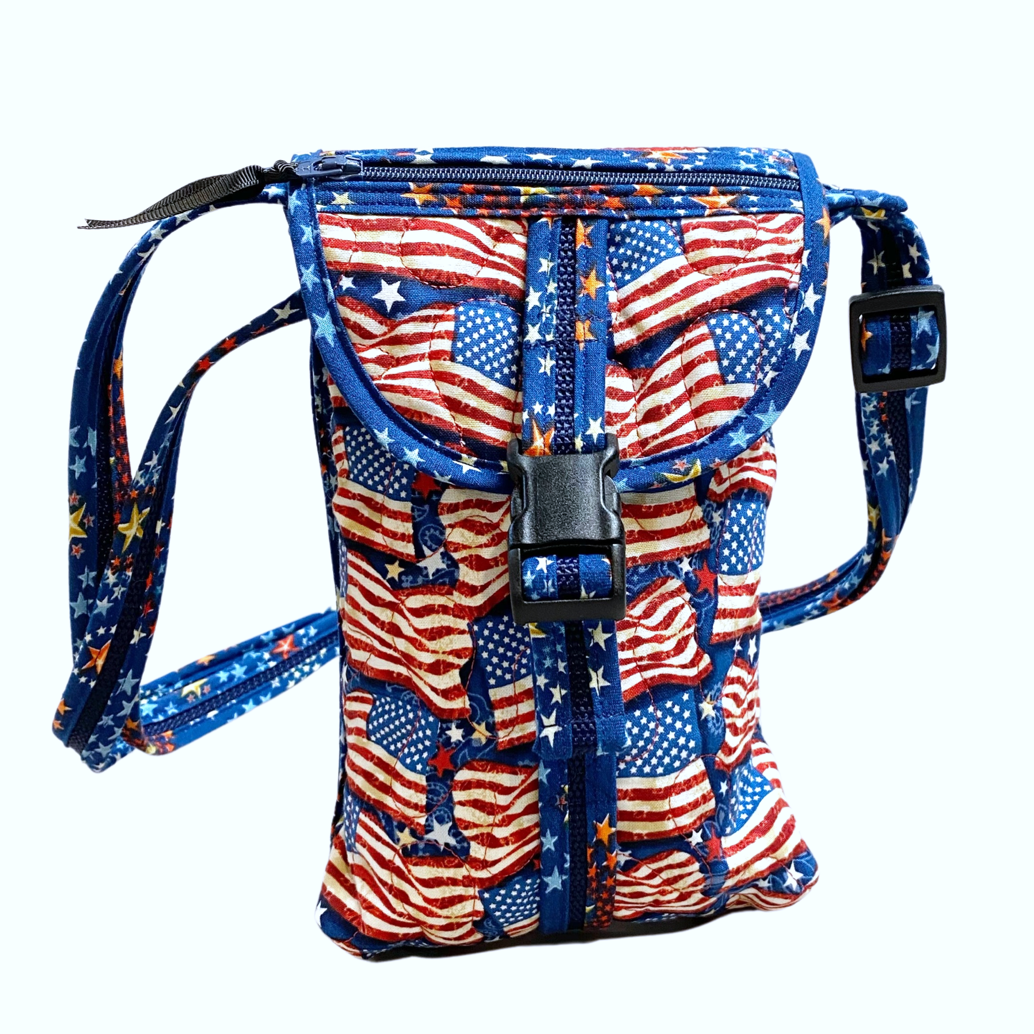 american flag mini backpack Mini Buckle Bag | Stitchpaint