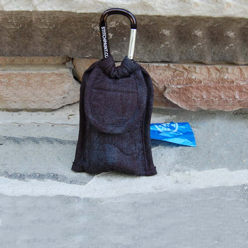 Poo Bag Pouch | Stitchpet | Poop Bag Holder for Leash