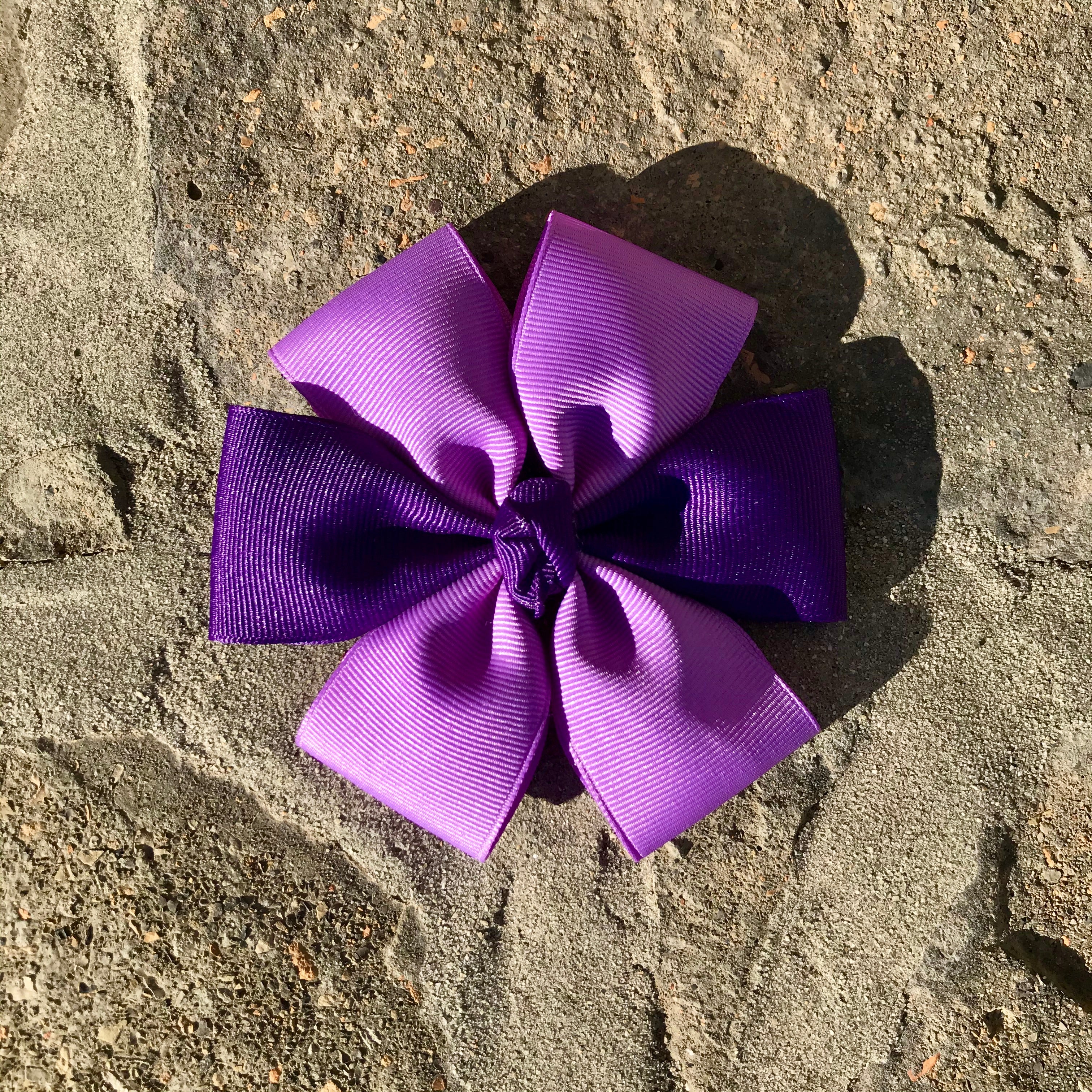 Dog Bow - Purples