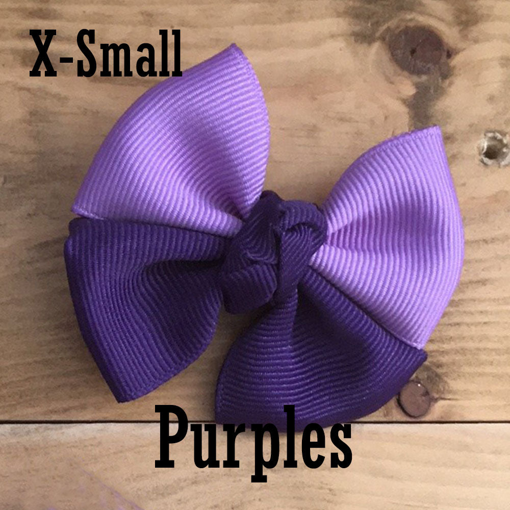 Dog Bow - Purples