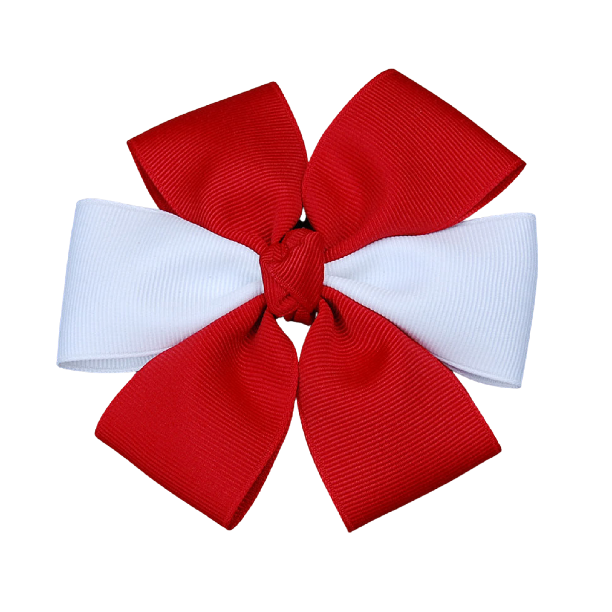 Dog Bow - Red & White