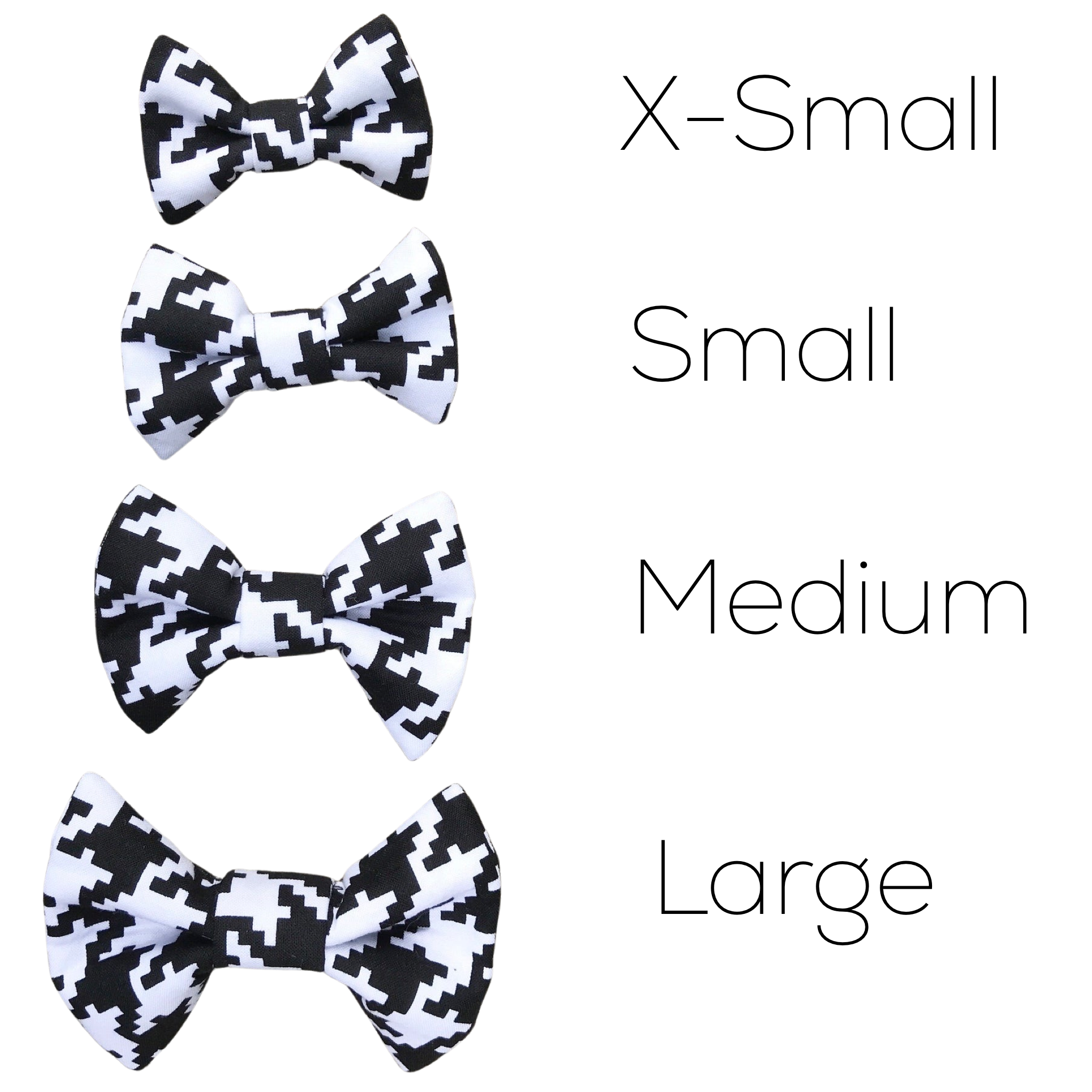 Dog Bow Tie - Houndstooth