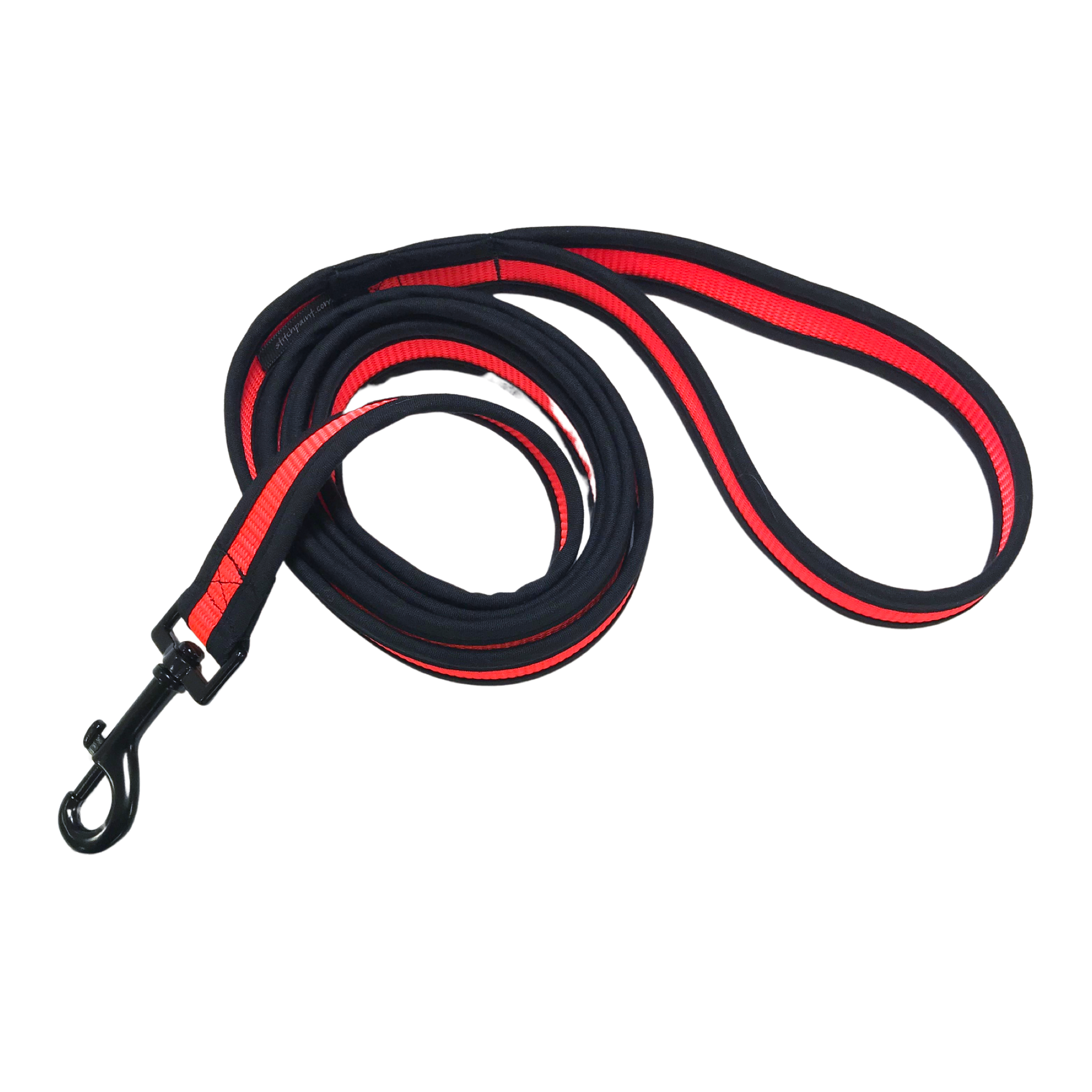 Dog Leash - Black & Red