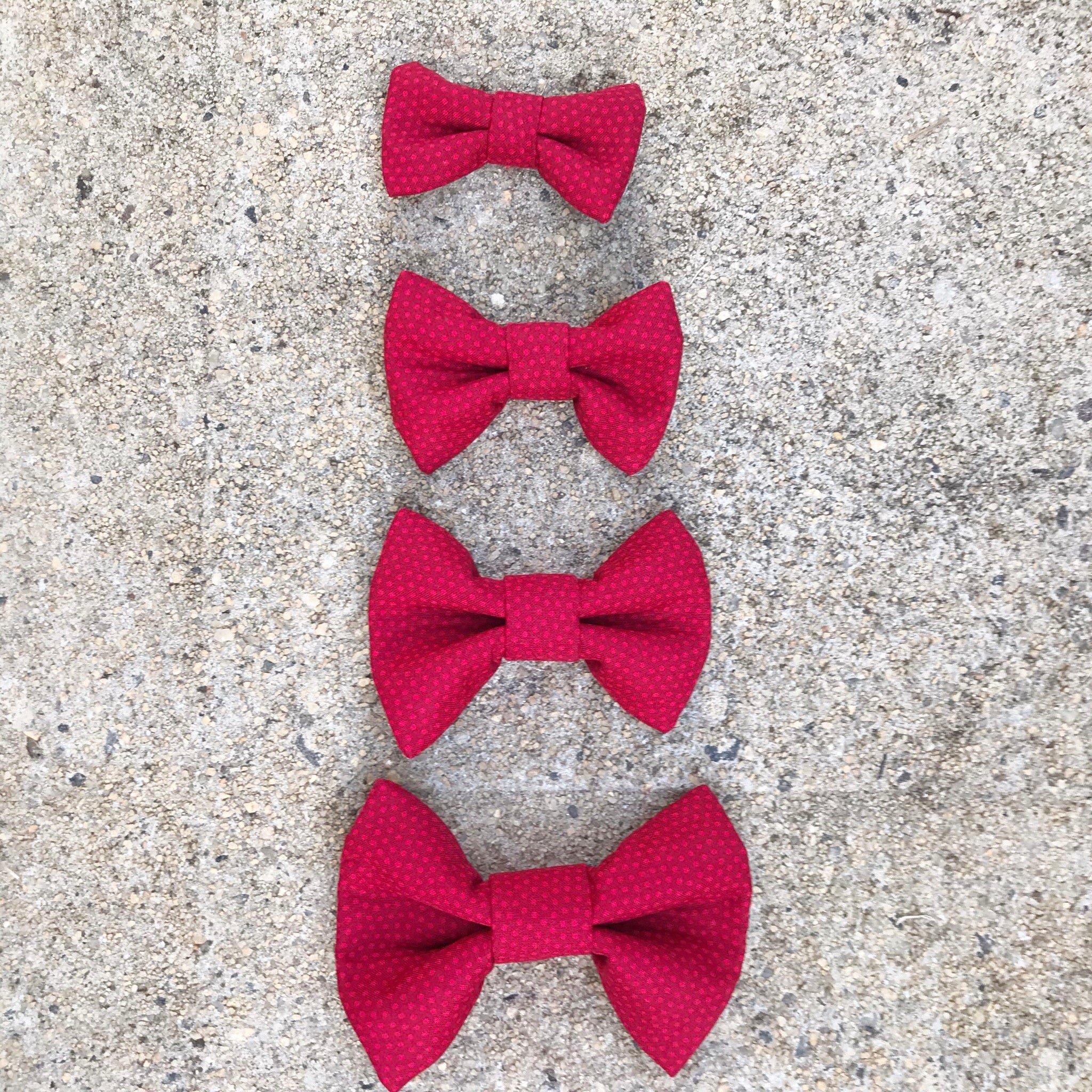 Dog Bow Tie - Red