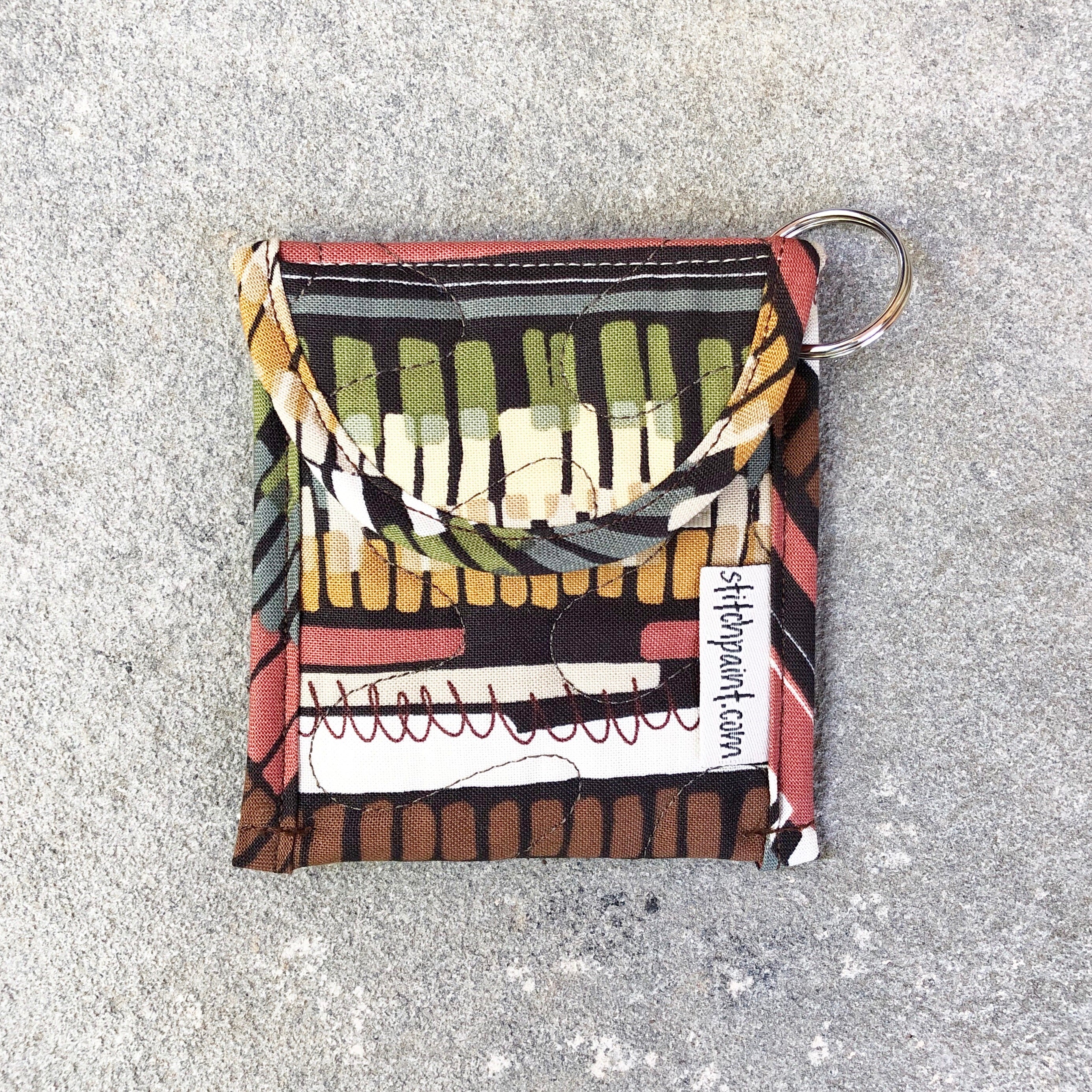 Credit Card Fob | Keychain Card Wallet | Stitchpaint | Spice