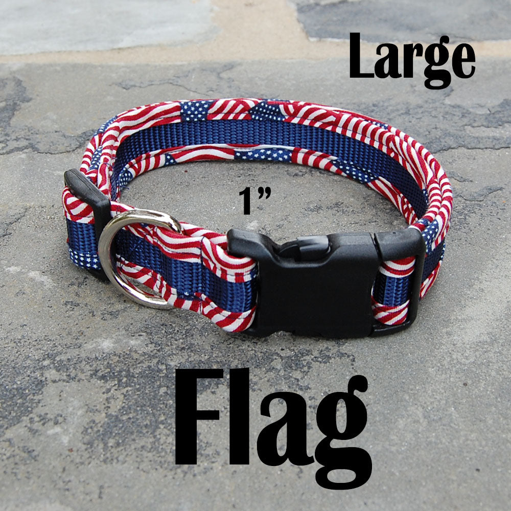 Dog Collar - Flag