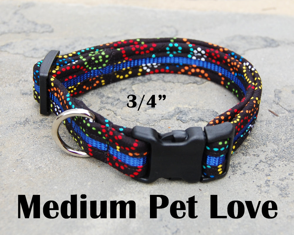 Medium Dog Love Dog Collar | Stitchpet
