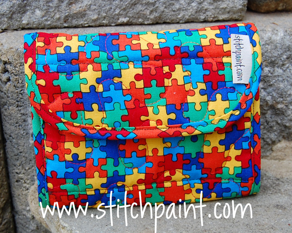 Mini Wallet | Puzzling Fabric | Stitchpaint