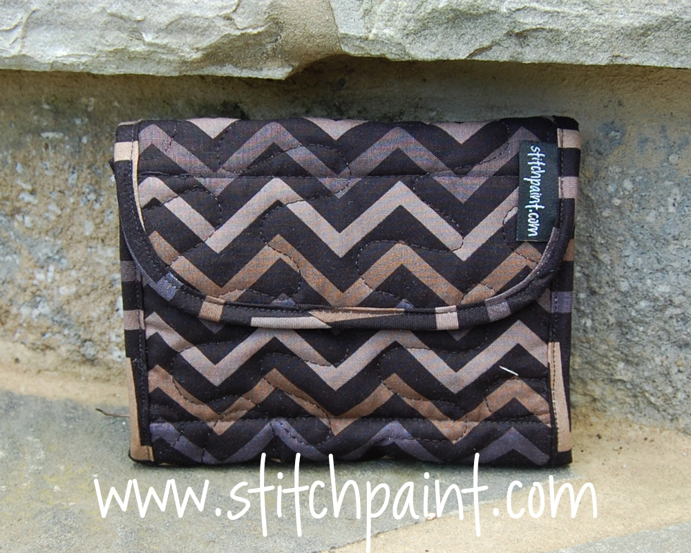 Mini Wallet | Stitchpaint | Tiger Eye Fabric
