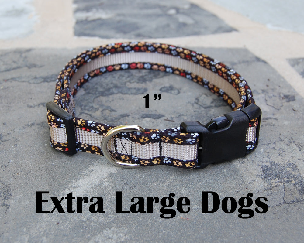 X-Large Boutique Dog Collars | Dogs Paw Print